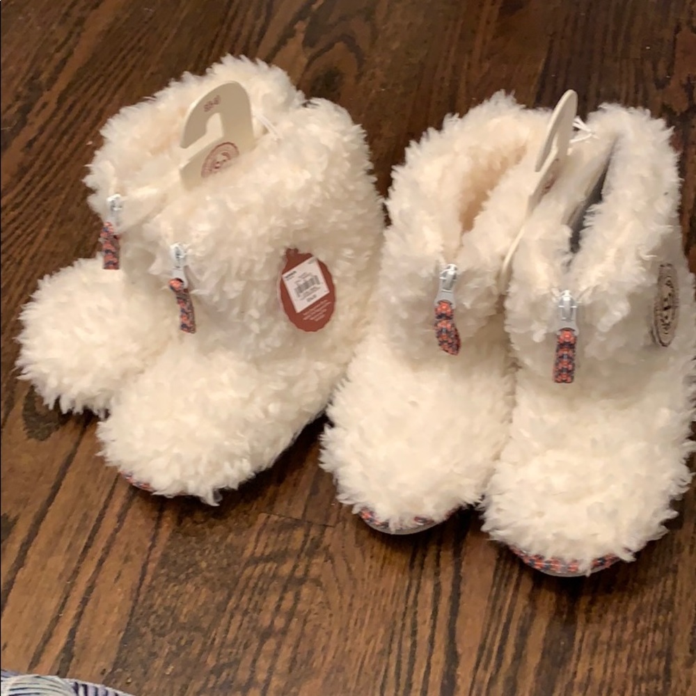 Fuzzy slippers
